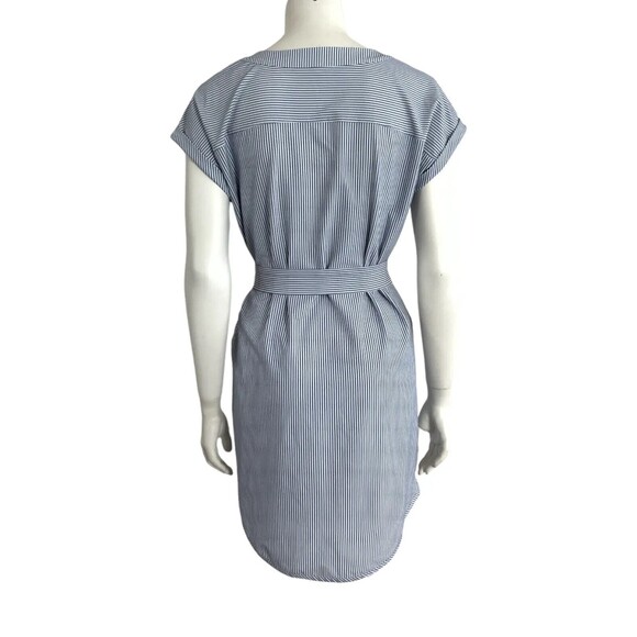 Vineyard Vines Blue White Striped Harbor Belted Tunic S - Picture 4 of 15
